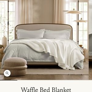 Luxurious White Waffle Bed Blanket Boll & Branch